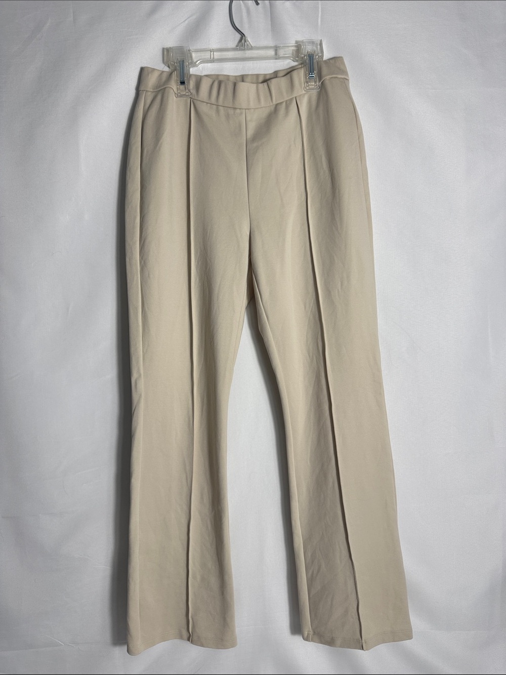 Eileen Fisher Washable Stretch Crepe High Waisted Pintuck Ankle Pants